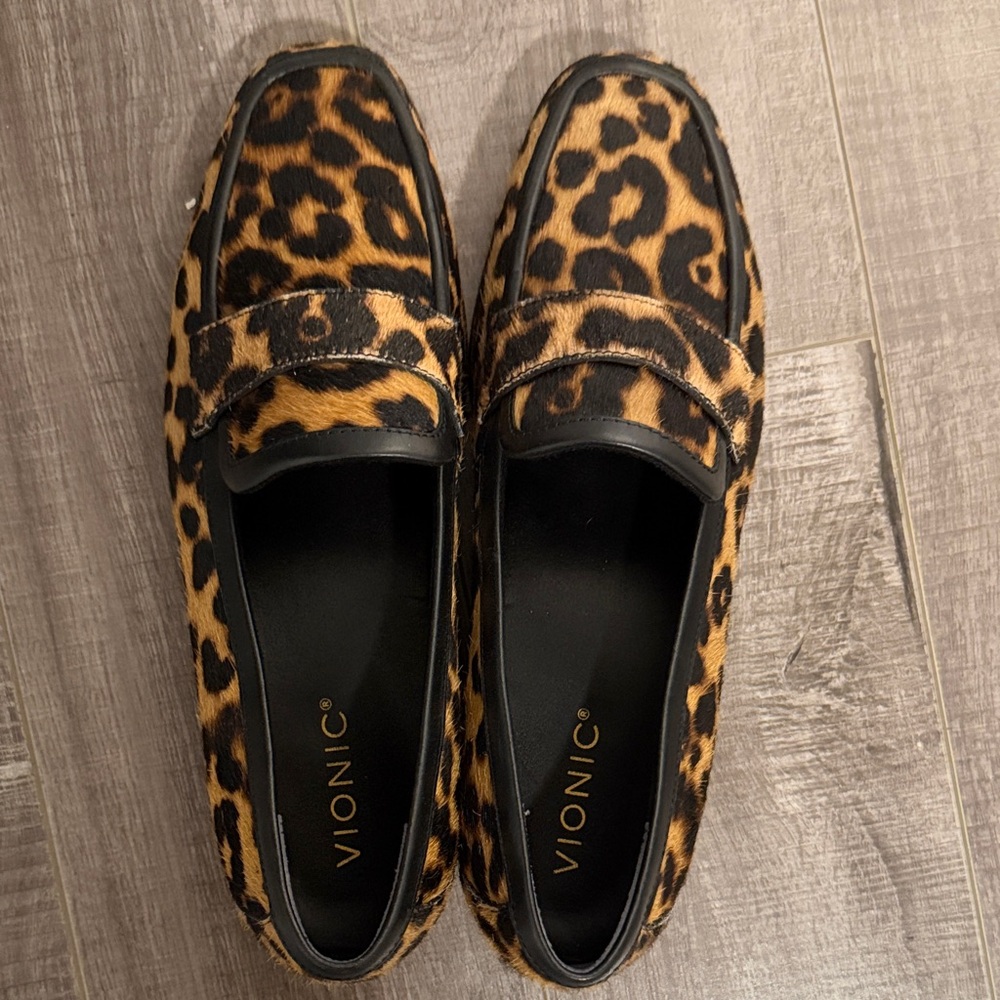 Vionic Cheetah Print Loafers